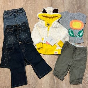 Bundle of girls 9M clothing.